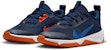 (Kanak-Kanak) Nike Omni Multi-Court 'Navy Tengah Oren Keselamatan' DM9027-400