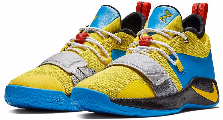 (Grade School) Nike PG 2.5 Opti Yellow Blue Hero BQ9457-740 Shop (Grade School) Nike PG 2.5 Opti Yellow Blue Hero BQ9457-740