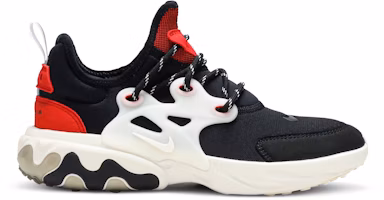 (Grade School) Nike React Presto Black Phantom Red BQ4002-003 (Grade School) Nike React Presto Black Phantom Red BQ4002-003