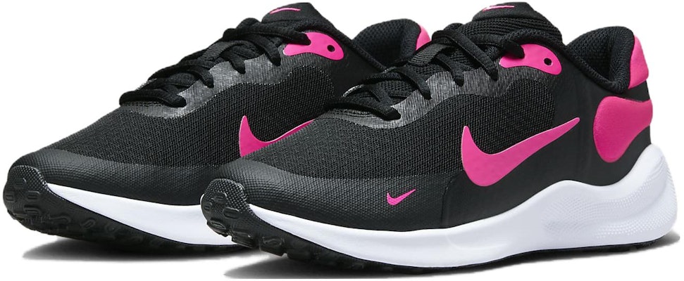 (Sekolah Dasar) Nike Revolution 7 'Hitam Hyper Pink' FB7689-002 Lookbook (Sekolah Dasar) Nike Revolution 7 'Hitam Hyper Pink' FB7689-002