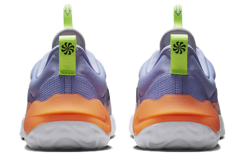 Shop (小童款) Nike Run Flow '极光灰紫光' DR0472-002