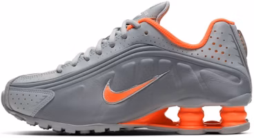 (Grade School) Nike Shox R4 'Light Smoke Grey Hyper Crimson' CW2626-001 (Grade School) Nike Shox R4 'Light Smoke Grey Hyper Crimson' CW2626-001