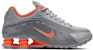 (Sekolah Rendah) Nike Shox R4 'Light Smoke Grey Hyper Crimson' CW2626-001