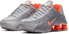 (Sekolah Rendah) Nike Shox R4 'Light Smoke Grey Hyper Crimson' CW2626-001