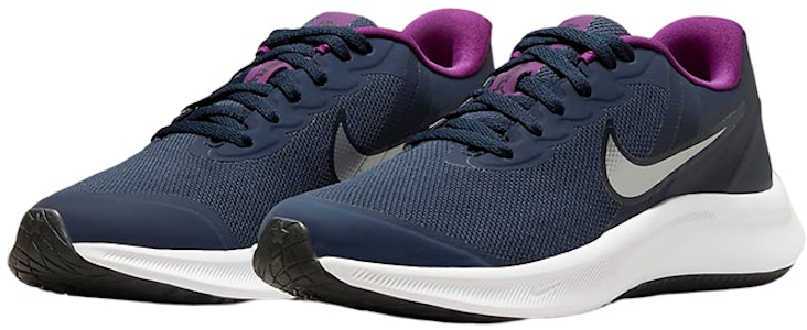 GS ナイキ スターランナー3 紺/紫 DA2776-404 Lookbook GS ナイキ スターランナー3 紺/紫 DA2776-404