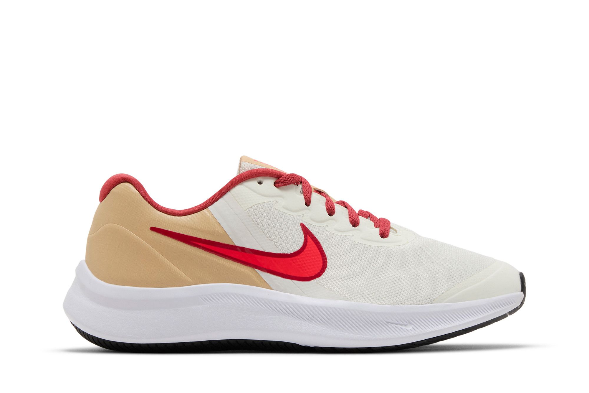 (Grade School) Nike Star Runner 3 'Sail Bright Crimson' DA2776-101