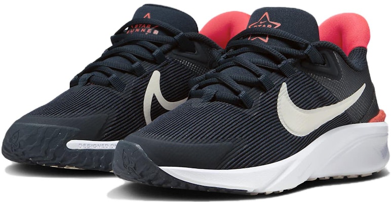 (Grade School) Nike Star Runner 4 'Dark Obsidian Phantom' DX7615-401 Lookbook (Grade School) Nike Star Runner 4 'Dark Obsidian Phantom' DX7615-401
