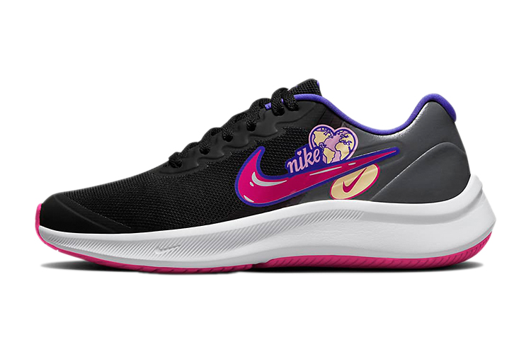 Buy (Escolar) Nike Star Runner 'Black Pink Rise' DH3144-013