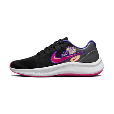 (GS) Nike Star RNNR 'Black Pink Rise'