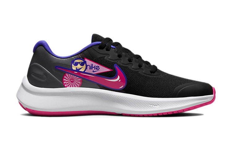 Order (Escolar) Nike Star Runner 'Black Pink Rise' DH3144-013