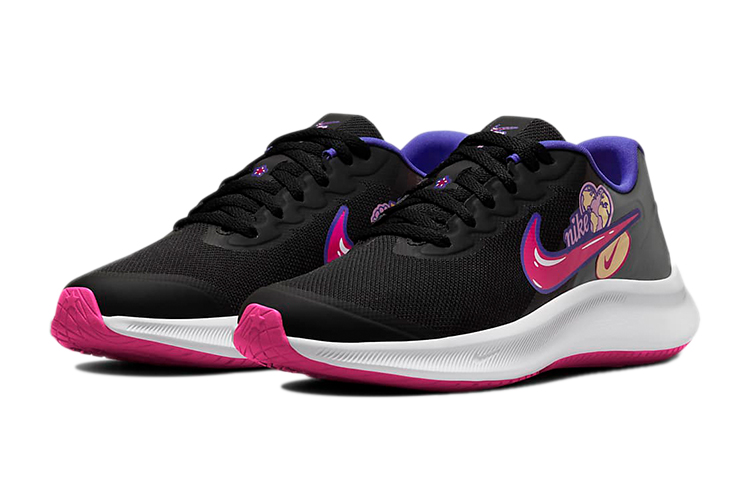 Lookbook (Escolar) Nike Star Runner 'Black Pink Rise' DH3144-013
