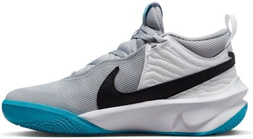 (Grade School) Nike Team Hustle D10 'Grey Blue Lightning' CW6735-104 (Grade School) Nike Team Hustle D10 'Grey Blue Lightning' CW6735-104