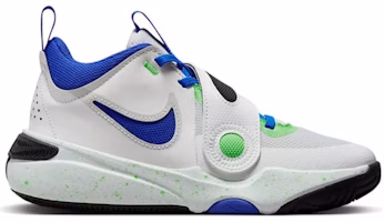 (Grade School) Nike Team Hustle D11 'Green Strike Racer Blue' DV8996-101 (Grade School) Nike Team Hustle D11 'Green Strike Racer Blue' DV8996-101