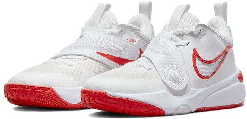(Grade School) Nike Team Hustle D11 'Summit White Track Red' DV8996-102 Lookbook (Grade School) Nike Team Hustle D11 'Summit White Track Red' DV8996-102