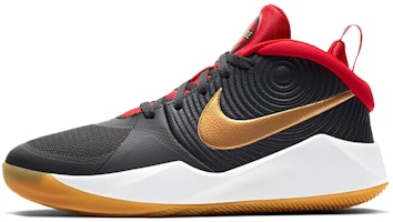 (Grade School) Nike Team Hustle D9 'Dark Smoke Grey Gold' AQ4224-011 (Grade School) Nike Team Hustle D9 'Dark Smoke Grey Gold' AQ4224-011