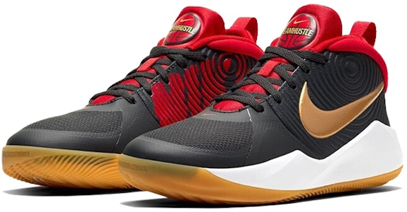 (Sekolah Dasar) Nike Team Hustle D9 'Abu Gelap Emas' AQ4224-011 Lookbook (Sekolah Dasar) Nike Team Hustle D9 'Abu Gelap Emas' AQ4224-011