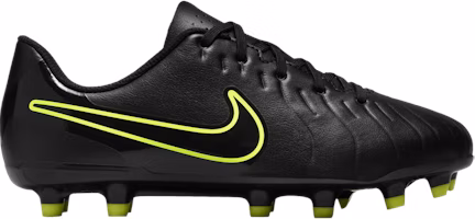 (Grade School) Nike Tiempo Legend 10 Club MG 'Black Volt' DV4352-001 (Grade School) Nike Tiempo Legend 10 Club MG 'Black Volt' DV4352-001