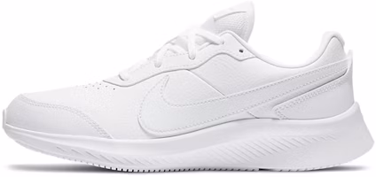 (Grade School) Nike Varsity Leather 'Triple White' CN9146-101 (Grade School) Nike Varsity Leather 'Triple White' CN9146-101