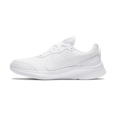(GS) Nike Varsity Leather 'Triple White'