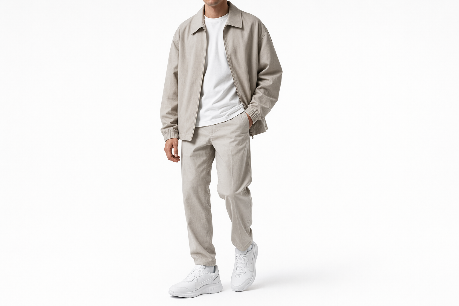 Order (Nike Bambini) Nike Varsity Leather ''Triple White'' CN9146-101