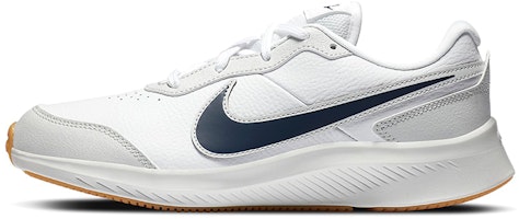 (Grade School) Nike Varsity Leather 'White Midnight Navy' CN9146-100 (Grade School) Nike Varsity Leather 'White Midnight Navy' CN9146-100