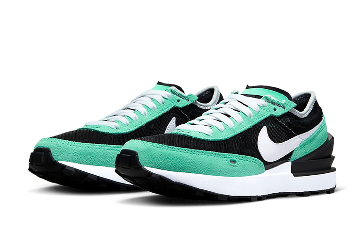 Lookbook (Grade School) Nike Waffle One 'Black Light Menta' DC0481-008