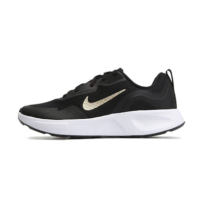 (GS) Nike Wearallday 'Black Metallic Gold'