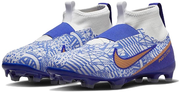 (Niños) Nike Zoom Mercurial Superfly 9 Pro CR7 FG 'Azulejo' DQ5325-182 Lookbook (Niños) Nike Zoom Mercurial Superfly 9 Pro CR7 FG 'Azulejo' DQ5325-182