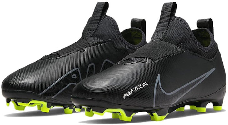 (Grade School) Nike Zoom Mercurial Vapor 15 Academy MG 'Black Volt' DJ5617-001 Lookbook (Grade School) Nike Zoom Mercurial Vapor 15 Academy MG 'Black Volt' DJ5617-001