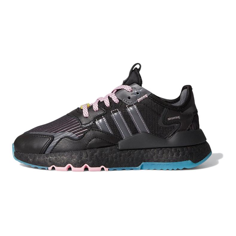 (GS) Ninja adidas Nite Jogger J 'Black Blue Glow'