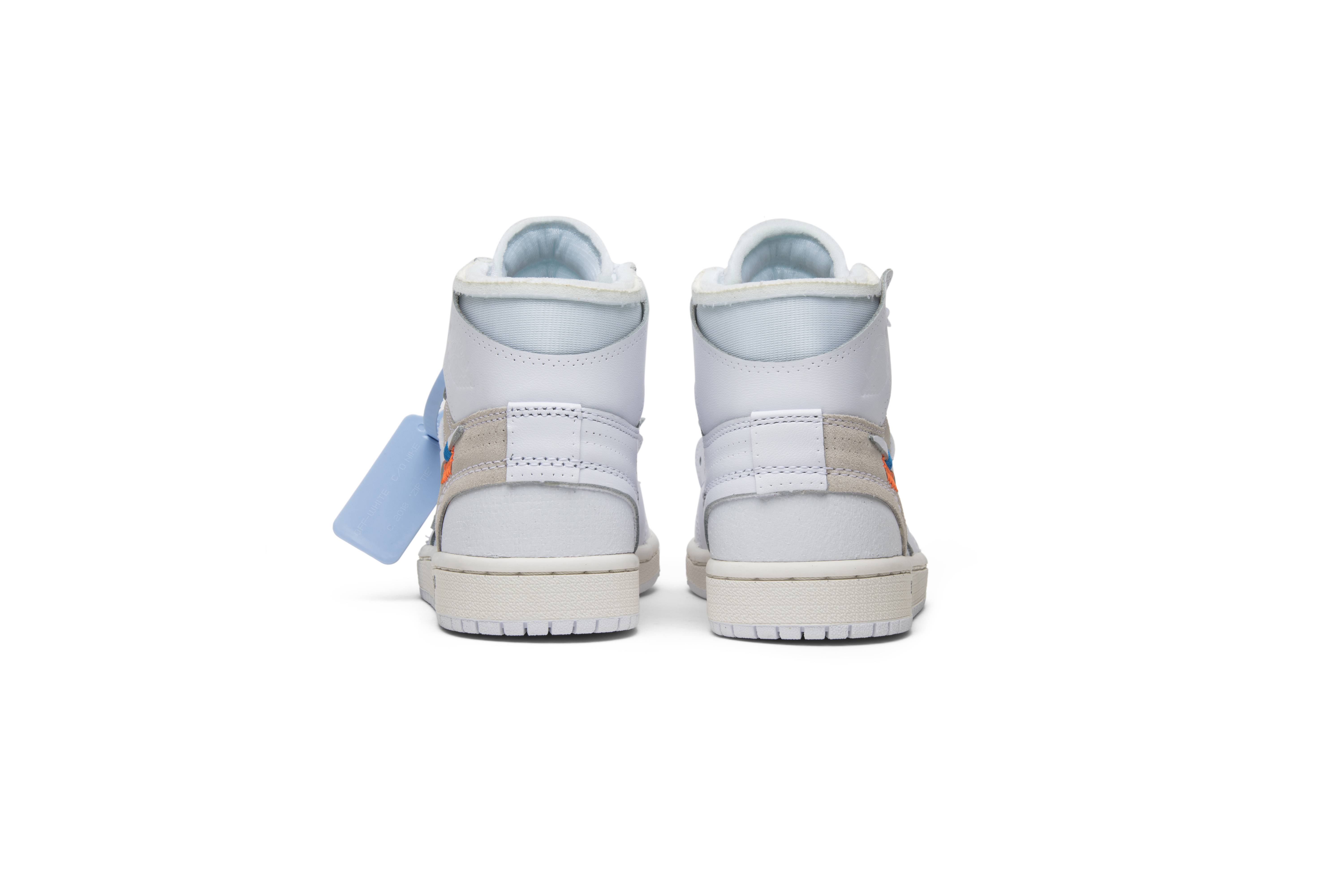 Buy Grade School Off White x Air Jordan 1 Retro High OG White 2018 AQ8296 100 Novelship