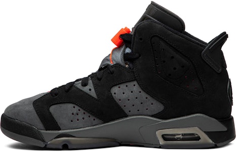 (Sekolah Rendah) Paris Saint-Germain x Air Jordan 6 Retro 'Iron Grey' CN1078-001 Lookbook (Sekolah Rendah) Paris Saint-Germain x Air Jordan 6 Retro 'Iron Grey' CN1078-001