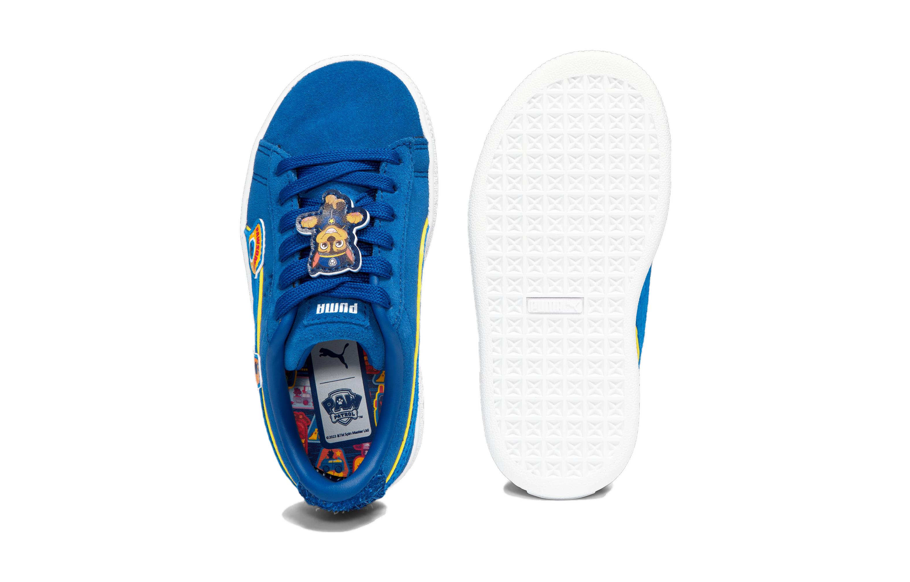 Shop GS 퍼피구조대 x 푸마 스웨이드 키즈 '체이스' 394991-01