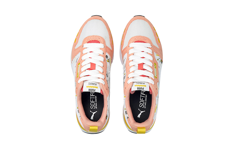 Lookbook (Grade School) Peanuts x Puma R78 ''Snoopy Woodstock e Charlie Brown - Albicocca'' 375742-02