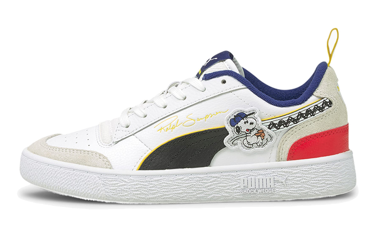 (Grade School) Peanuts x Puma Ralph Sampson 'Snoopy - White Grey' 375793-01