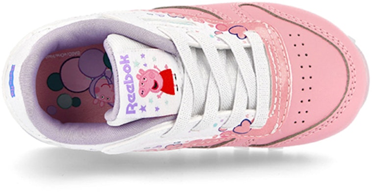 GS ペッパピッグ×リーボック クラシックレザー「バブル&ハート」 GZ6483 Shop GS ペッパピッグ×リーボック クラシックレザー「バブル&ハート」 GZ6483