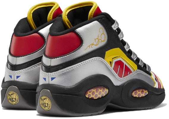(Reebok Escolares) Power Rangers x Reebok Question Mid 'Modo Batalla Megazord!' GY0588 Shop (Reebok Escolares) Power Rangers x Reebok Question Mid 'Modo Batalla Megazord!' GY0588