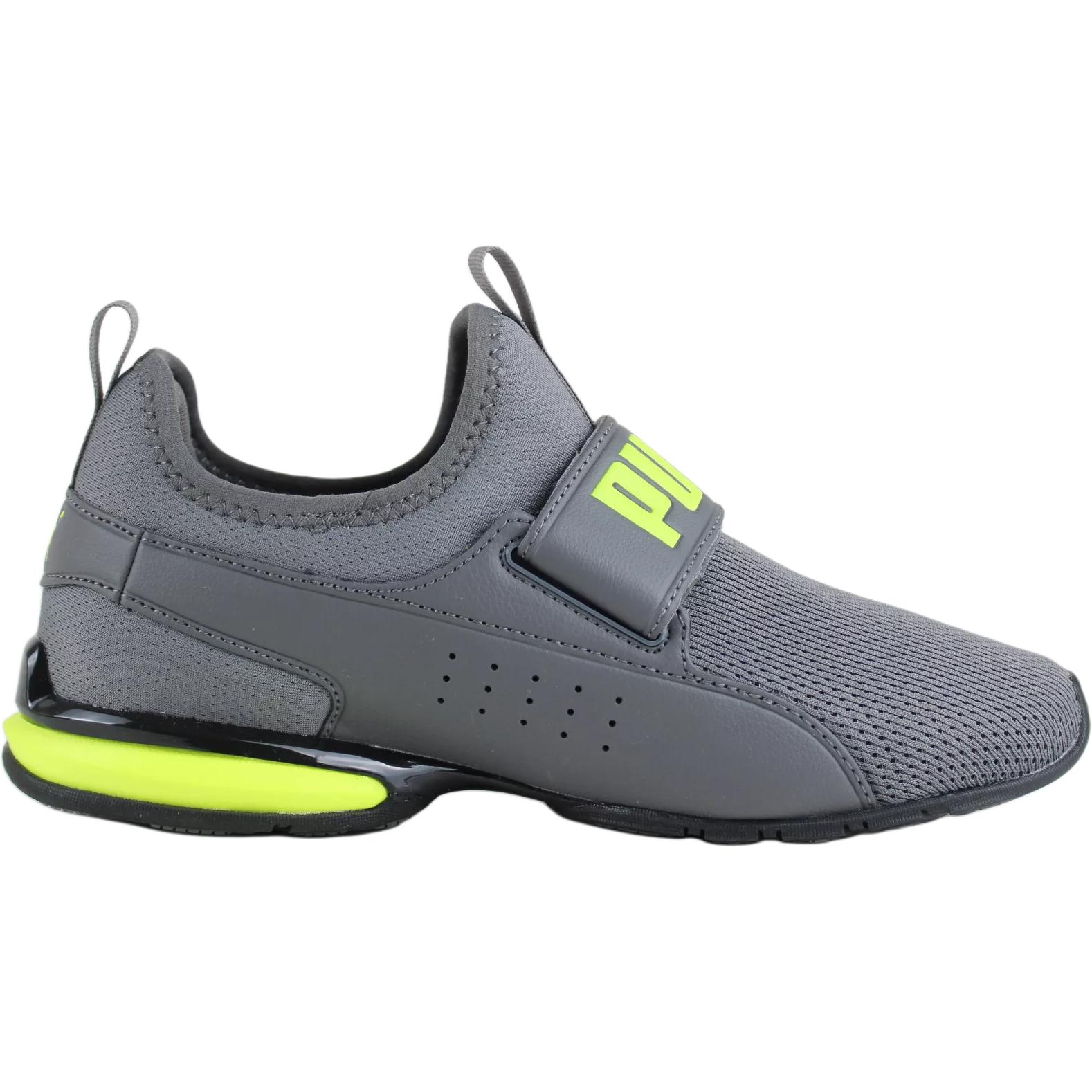 Order (Pour Enfants) Puma Axelion Slip-On ''Gris Château Lime'' 376750-11