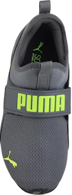 (Pour Enfants) Puma Axelion Slip-On ''Gris Château Lime'' 376750-11 Shop (Pour Enfants) Puma Axelion Slip-On ''Gris Château Lime'' 376750-11