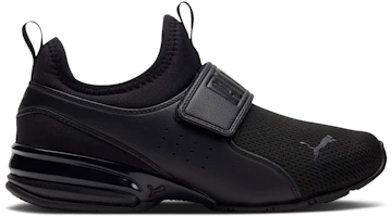 (Grade School) Puma Axelion Slip-On 'Triple Black' 376750-01 (Grade School) Puma Axelion Slip-On 'Triple Black' 376750-01