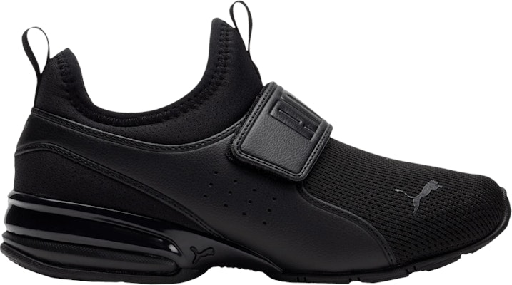 (Grade School) Puma Axelion Slip-On 'Triple Black' 376750-01 Buy (Grade School) Puma Axelion Slip-On 'Triple Black' 376750-01