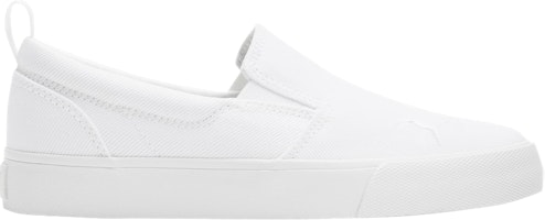 (Grade School) Puma Bari Slip-On 'White Silver' 387432-01 (Grade School) Puma Bari Slip-On 'White Silver' 387432-01