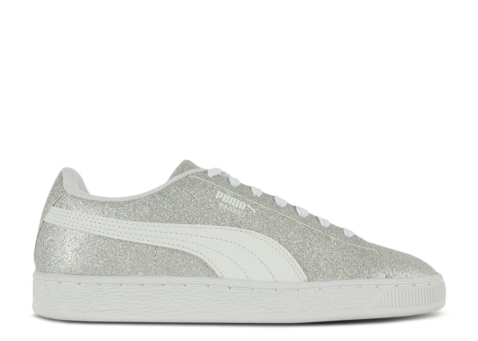(Grade School) Puma Basket 'Silver Glitter' 368297-01
