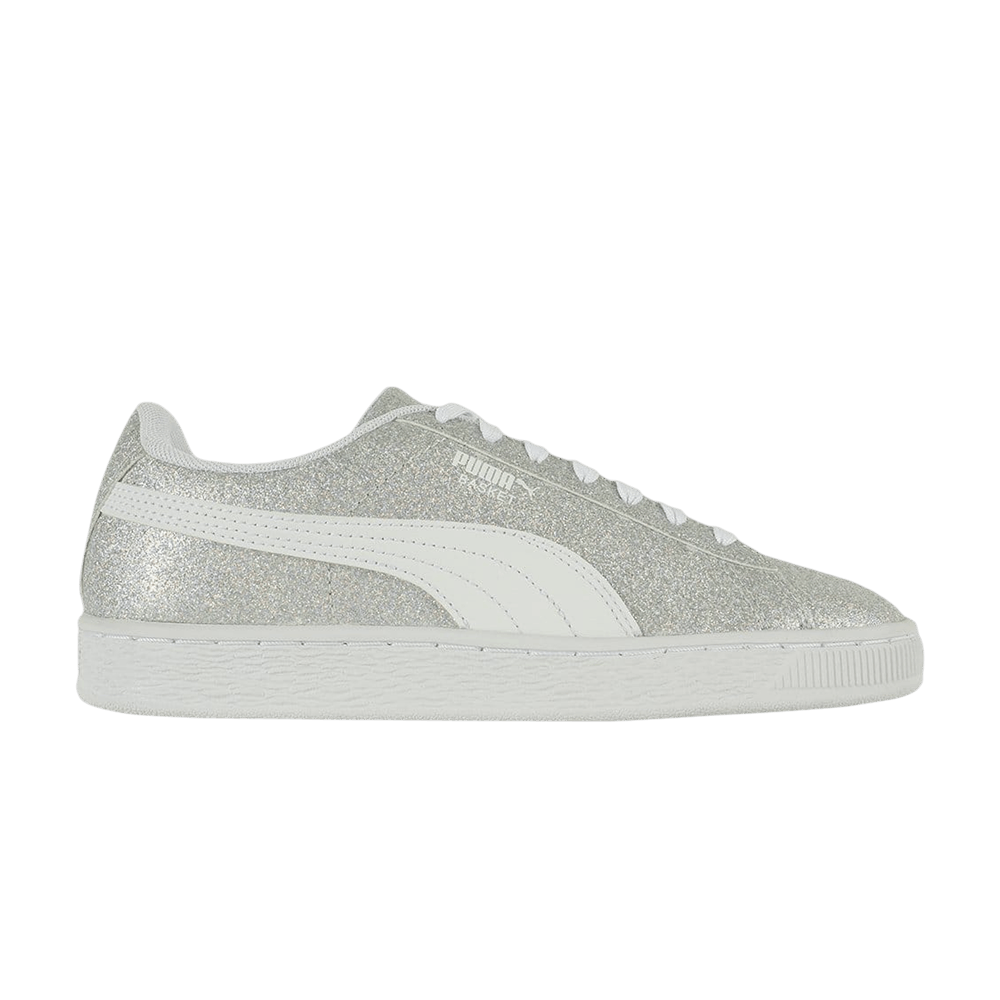 (Grade School) Puma Basket 'Silver Glitter' 368297-01