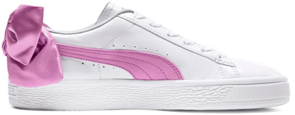 (Grade School) Puma Basket Bow Patent 'White Orchid' 367621-02 Order (Grade School) Puma Basket Bow Patent 'White Orchid' 367621-02