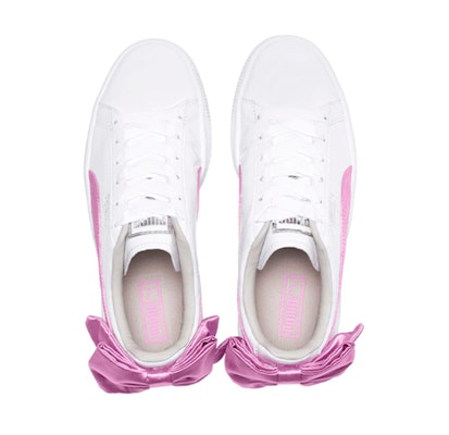 (Grade School) Puma Basket Bow Patent 'White Orchid' 367621-02 Shop (Grade School) Puma Basket Bow Patent 'White Orchid' 367621-02