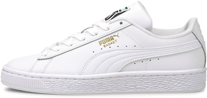 (Grade School) Puma Basket Classic 21 Jr 'Triple White' 380569-01 (Grade School) Puma Basket Classic 21 Jr 'Triple White' 380569-01