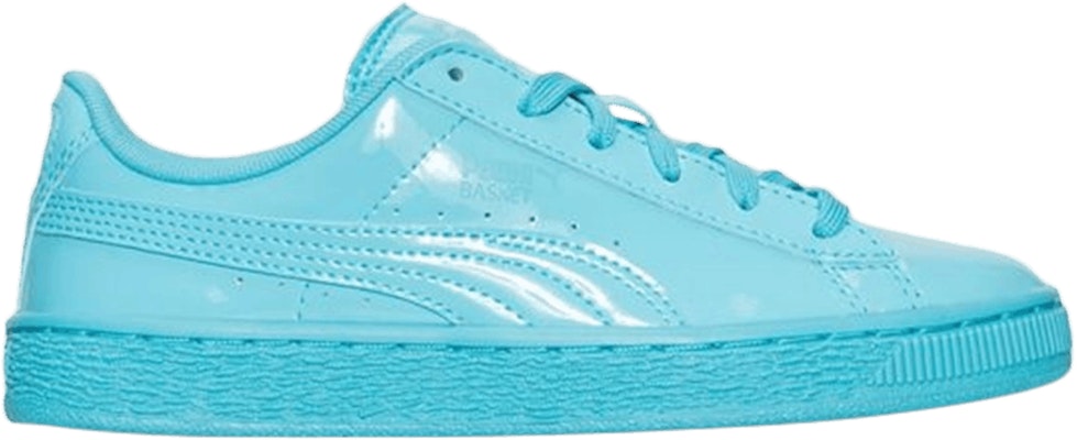 (Grade School) Puma Basket Classic Jr 'Patent Blue Atoll' 362246-06 Buy (Grade School) Puma Basket Classic Jr 'Patent Blue Atoll' 362246-06