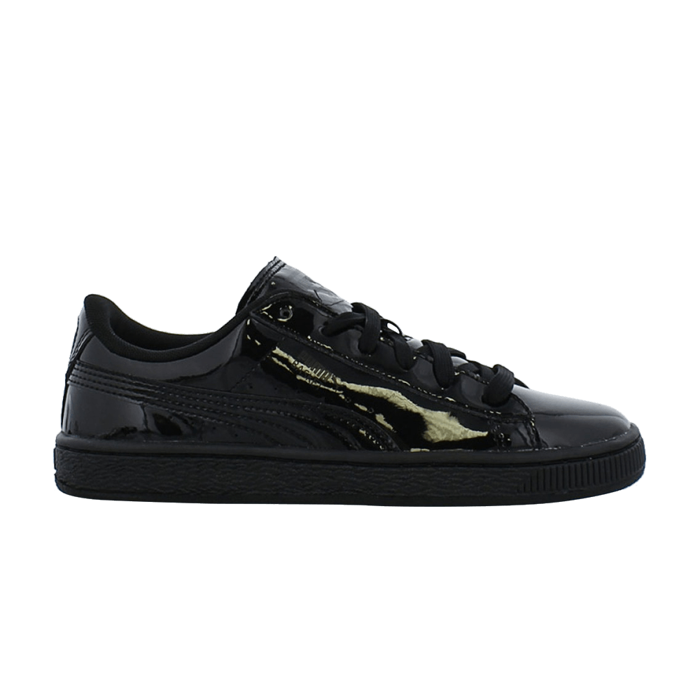 (GS) Puma Basket Classic Patent 'Black'