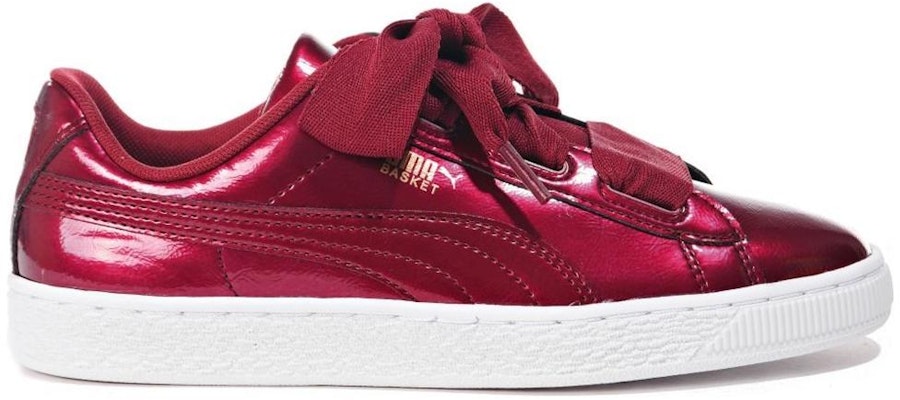 (Grade School) Puma Basket Heart Glam 'Tibetan Red' 364917-02 Order (Grade School) Puma Basket Heart Glam 'Tibetan Red' 364917-02